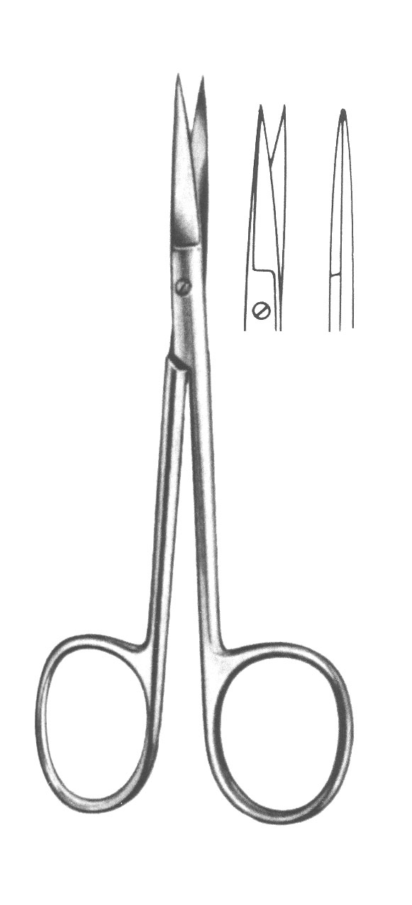 İRİS MAKASI DÜZ 10,5CM